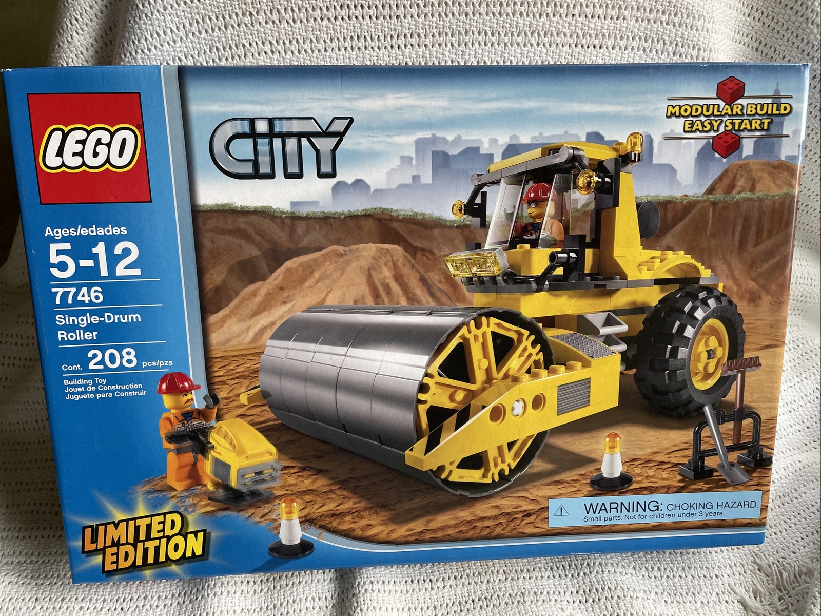 LEGO CITY # 7746 Limited Edition Single-Drum Roller NISB