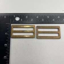 Used As-Is Lot Of 2 Military Marine FB AB Dress Belt Buckles 00WP