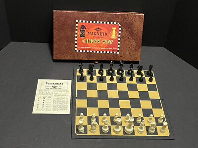 VTG - LOWE #815 Light Brown Case - Tournament - Weighted Pieces - COLLECTIBLE