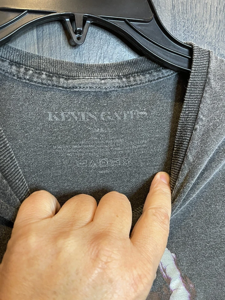 Kevin Gates Bad For Me 官方男式黑色 T 恤中号灰色 — 第 3/4 张图片