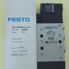 Festo CPE14-M1BH-5L-1/8 196941 Solenoid Valve New One CPE14M1BH5L1/8