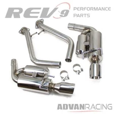 for IS250/IS350 14-24 Cat-Back Exhaust Kit Stainless Steel 4" Double Wall Tip