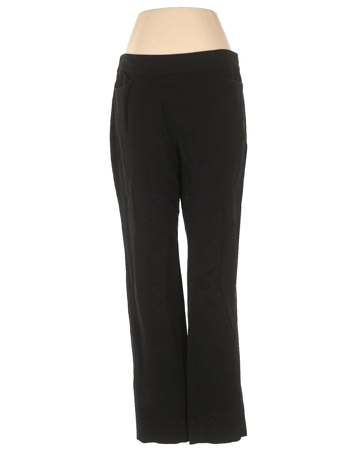Pantalones Negros De Algodón Moda International para Mujeres