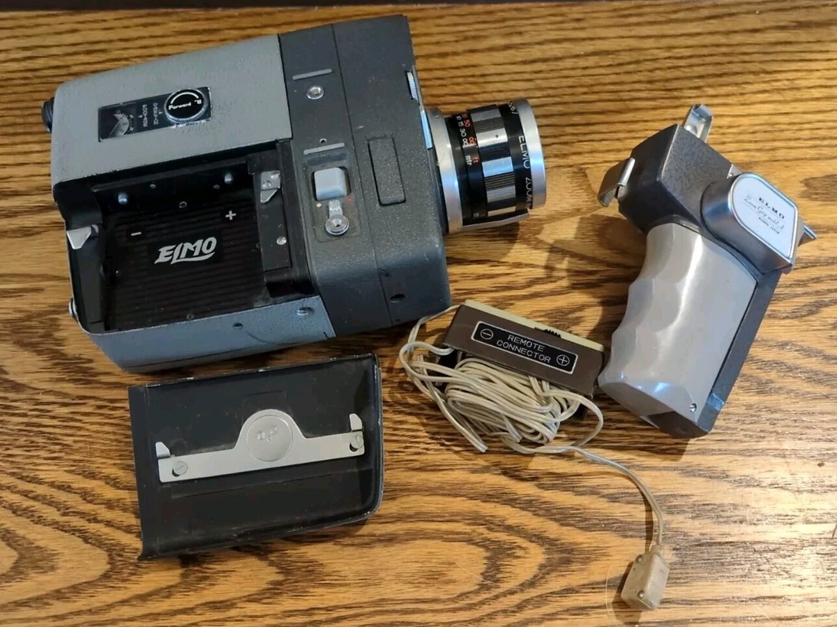 Elmo Zoom 8 EE Auto Eye 8mm With Remote Connector And Zoom Grip