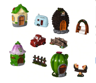 Whimisical Fairy Garden - Individual Pieces