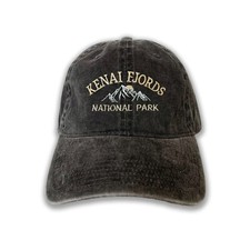 Kenai Fjords National Park Embroidered Cap hat baseball hat nature hat park hat