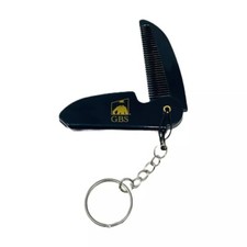 Beard Mustache eyebrows Folding Pocket Travel Comb with Key chain- 73mm