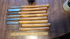 8 New Wood Lathe Woodworking Knives/Chisels. Resin Stabilized Handles!!!