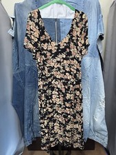 Reformation Floral Mini Dress Sz 2