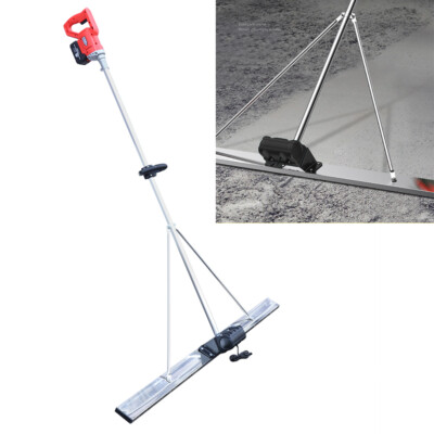Battery Powered Concrete Surface Vibratory Leveling Screed +1.5M Leveling Ruler