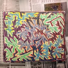 Drawing 11X14" Oil Pastel on Paper