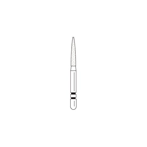 Two Striper FG 780.8 Fine Diamond Bur Round-End Taper. Pack of 5