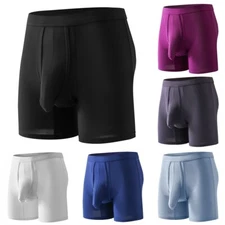 Men's Sport For Boxer Trunks Shorts Underwear With Pouch And Breathable-Comfort