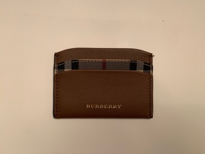 Porta carte di credito check di Burberry | Tessabit