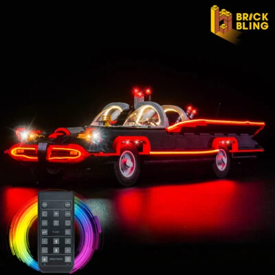 BRICKBLING LED Light Set for LEGO Batman™: The Classic TV Series Batmobile™ 76328（Remote）