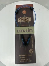 Bajio Sunglasses Keeper Cable Munoz Zipz 14” Eyewear Retainer Leash Adjustable