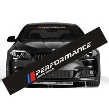 M Performance Sport Front Window Windshield Vinyl Banner Decal Sticker for BMW