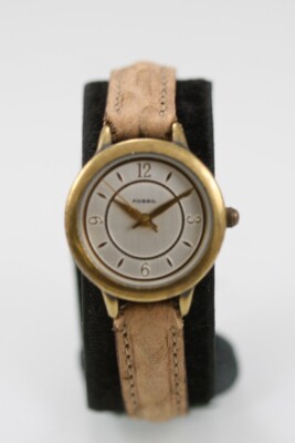 Fossil Women\'s Watch with Beige Strap and Gold Detailing Amazon.com: Fossil Women main image 4