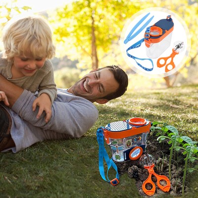  Vergrößerung Von Glasbeobachtungskasten Naturerkundungsset Für Kinder