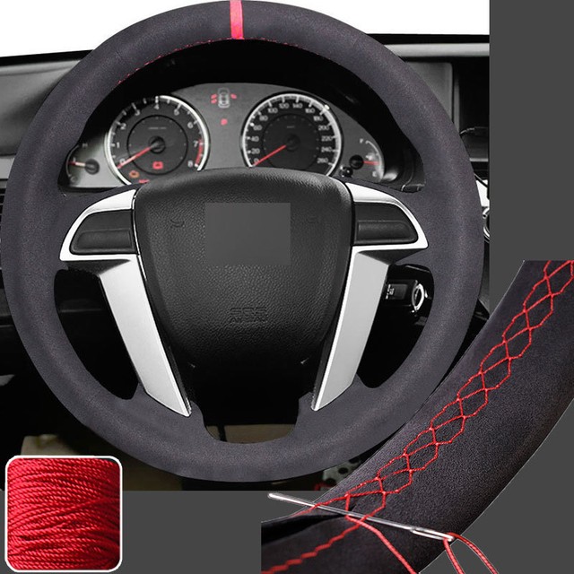 HandStitch Steering Wheel Cover Wrap for Honda Accord 8th Gen 0812 09 10 Pilot eBay