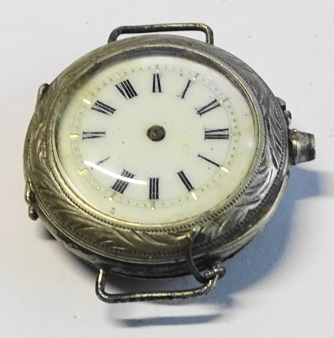 Petite Montre Mécanique Vintage à Remontage Manuel – Boîtier Argenté, Style Rétro