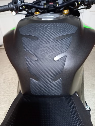RubbaTech Aprilia rubber tank pad for Aprilia sports motorcycles - Bonus Bundle - Picture 3 of 8