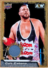 2022 UPPER DECK AEW COLT CABANA GOLD RELIC