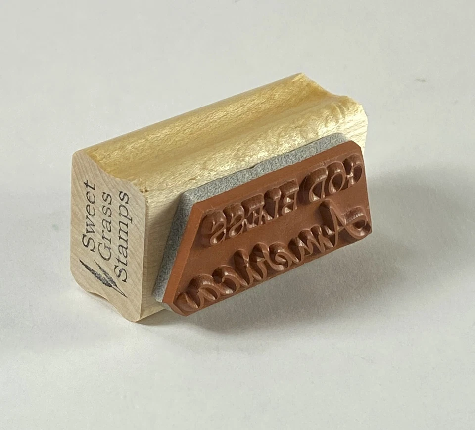 God bless America Mounted Rubber Stamp, Patriotic #31 - Image 2 of 4