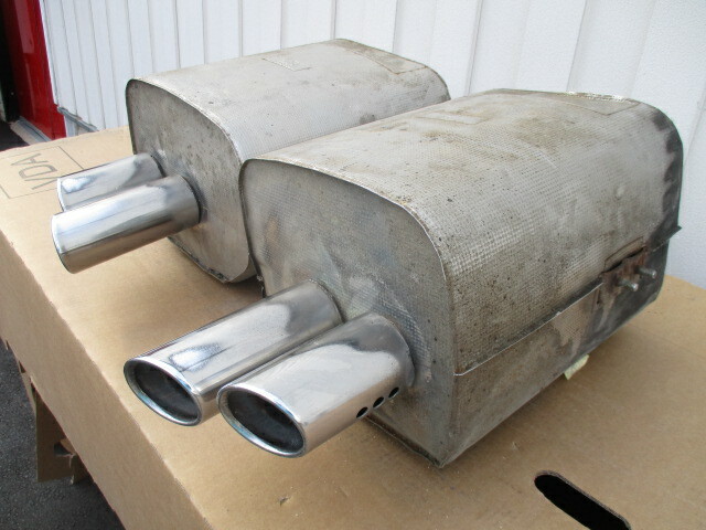 FERRARI 456 M GT GTA EXHAUST MUFFLER MUFFLERS 156348 156347