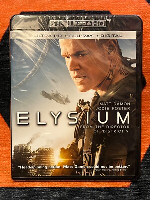 ELYSIUM 4K UHD Ultra HD/Blu-ray NEW/SEALED