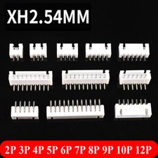 2.54mm 2/3/4/5/6/7/8/9/10/12Pin Housing JST-XH Adapter Cable Connector Socket