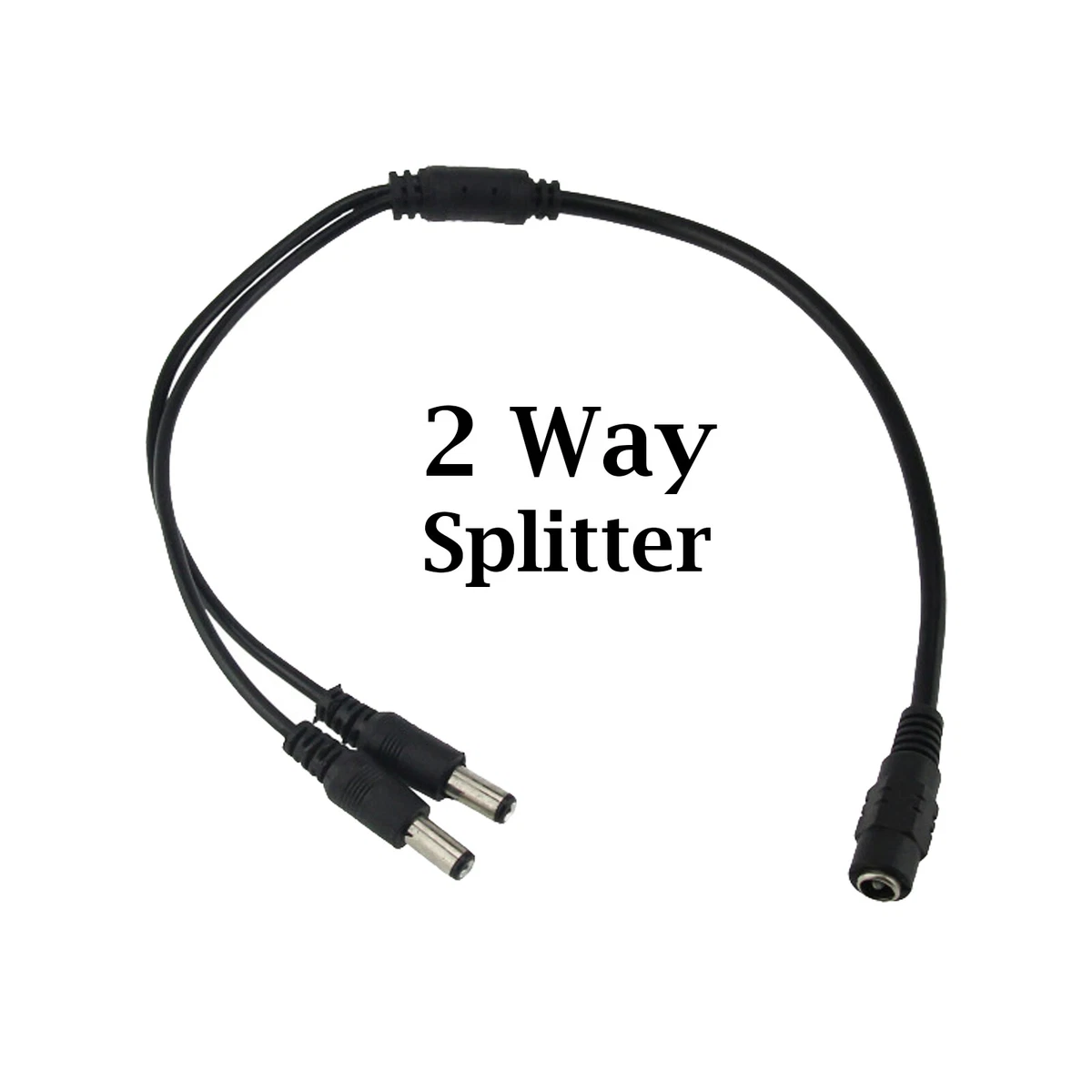 CCTV Camera Power Supply Splitter 12V DC 2.1mm Female to 2 4 6 or 8 Male Y cable