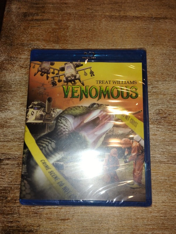 Venomous 2001 Blu-ray Limited Edition Scream Factory OOP Snake Treat William NEW