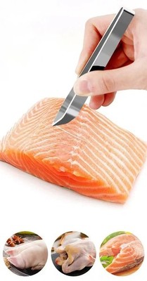 430 Edelstahl Fischgräten Pinzette Zange Stift Knochen Entferner Werkzeug