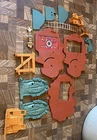 Vintage MOTU Castle Grayskull  Parts Lot He-Man 1980s Mattel