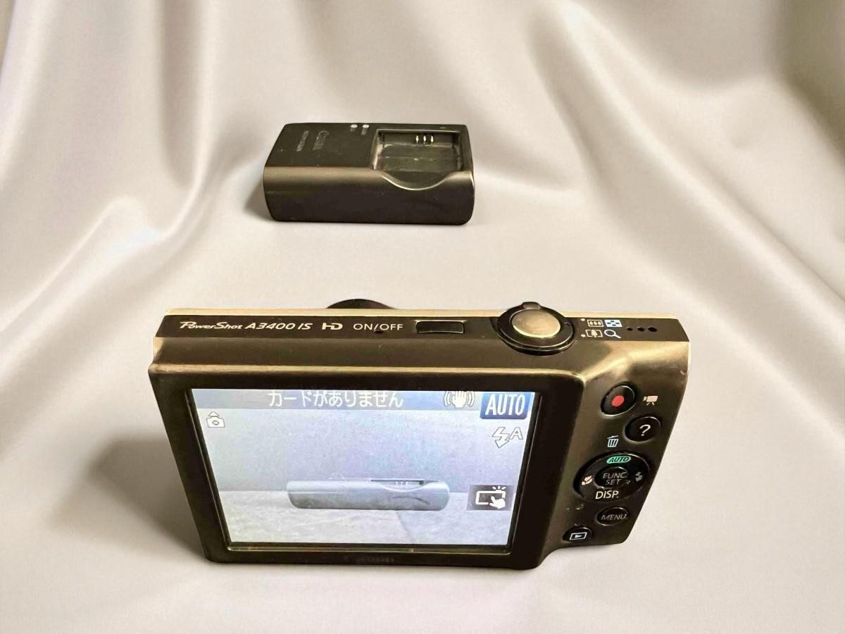 EXC+5] Canon PowerShot A3400 IS Silver Digital Camera HD 16.0 MP