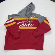 Mitchell  Ness Kansas City Chiefs Pullover Hoodie Throwbacks Medium