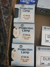 Lot Of 3 GE New In Box CWA Projector Lamp, Bulbs 750W 120V