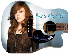 Anna Nalick Signed 1/1 Custom Graphics Acoustic Guitar