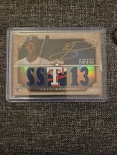 2013 Topps Triple Threads #111 Jurickson Profar Relic Auto /10 Rangers RC