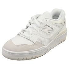 New Balance 550 Uomo - Scarpe Sneakers in Pelle e Tessuto Bianche - 38 EU