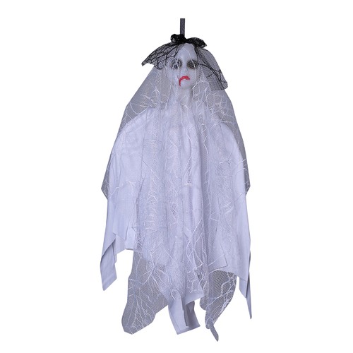 Colgante fantasma decoración fiesta utilería ventana Halloween para embrujado - Imagen 9 de 9