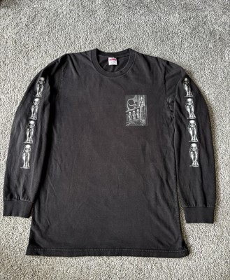 Vintage Supreme FW14 H.R. Giger Long Sleeve Shirt size m Black