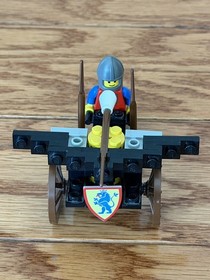Vintage 1986 LEGO 6013 Siege Cart Castle Lion Knights 100% Complete Legoland
