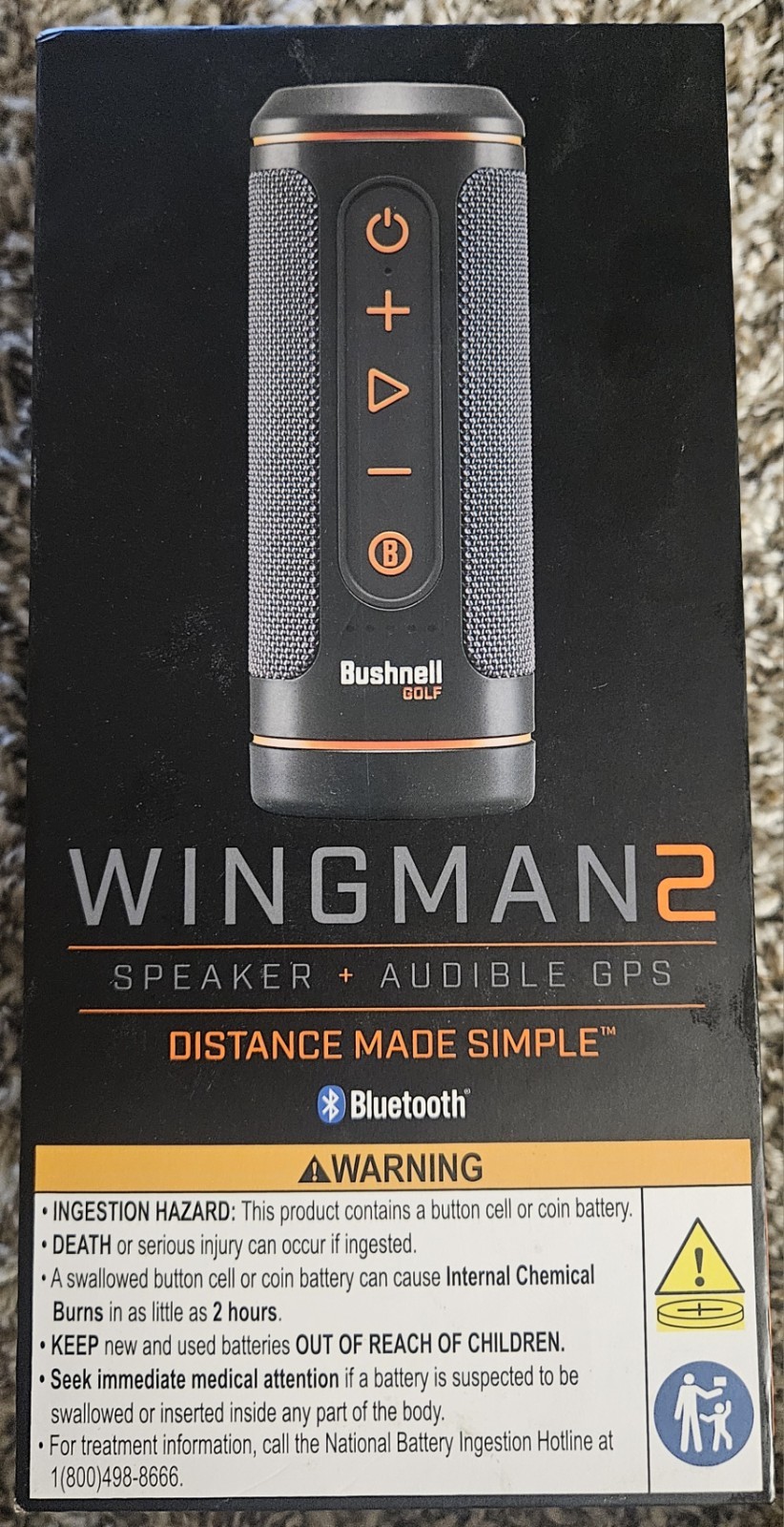 Wingman 2 Gps Speaker, Upgraded Bite Remote (factory Sealed)