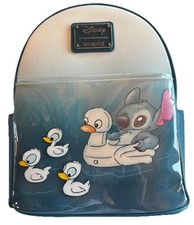 Brand New Disney X Loungefly Lilo Stitch Water Ducklings Mini Backpack NWT