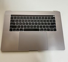 GENUINE MacBook Pro 15" 2018 2019 A1990 GRAY KEYBOARD TRACKPAD TOUCHBAR