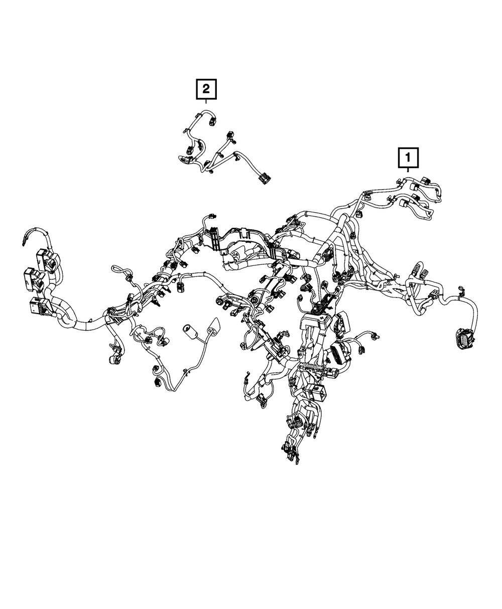 Genuine Mopar Engine Wiring 68550511AA