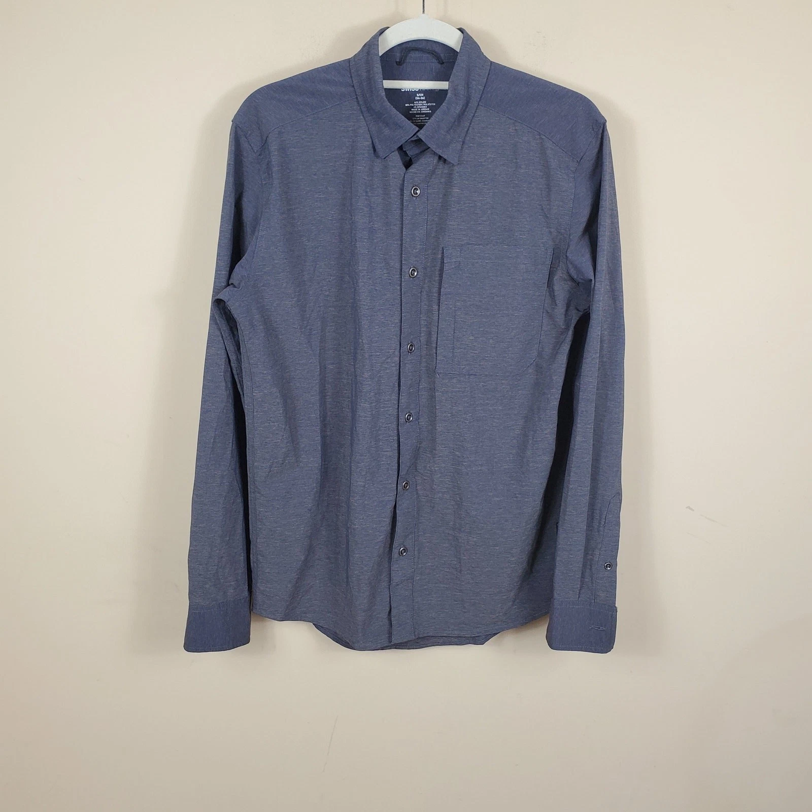 Swiss Tech Long Sleeve Outdoor Woven Shirt Men's Size S