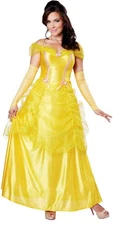 Princess Women Costume Classic Beauty Belle Glovelettes Halloween 01346 Size M